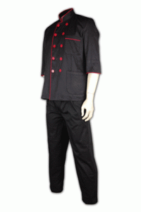 KI030 tailor made chef uniform kitchen catering industry uniform staff servants uniform hk company
